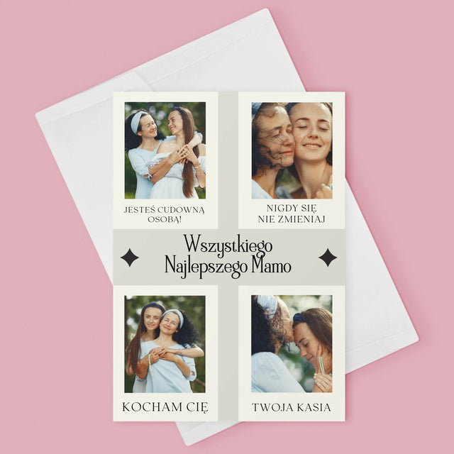 Fotokolaż: Wszystkiego Najlepszego Mamo - Kartka z Życzeniami