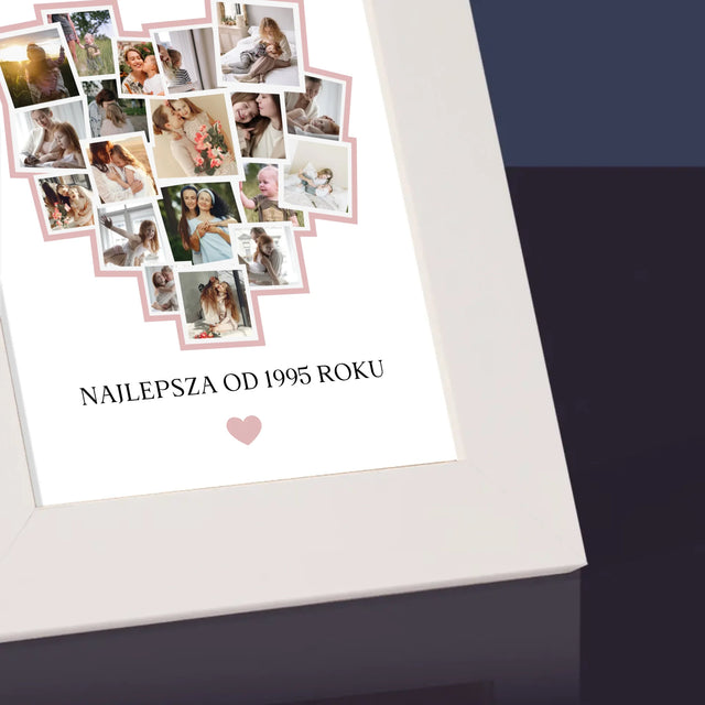 Fotokolaż: Serce Dla Mamy - Ramka Na Zdjęcie