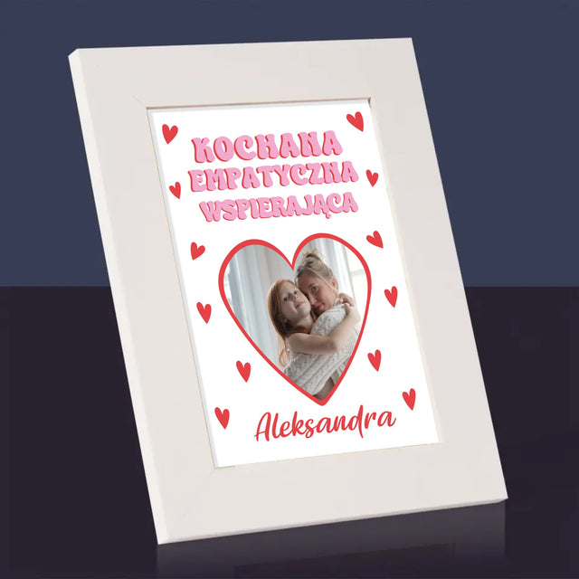 Zdjęcie i Podpis: Cechy Mamusi - Ramka Na Zdjęcie