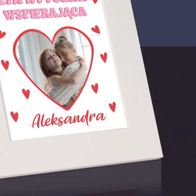 Zdjęcie i Podpis: Cechy Mamusi - Ramka Na Zdjęcie