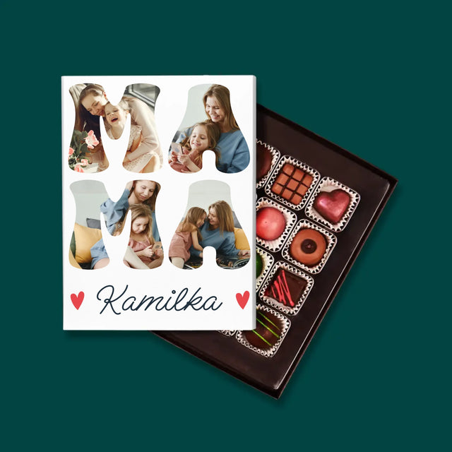 Słowo Ze Zdjęć: Mama Imię - Personalizowane Praliny