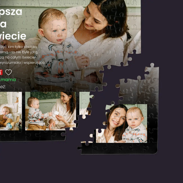 Fotokolaż: Personalizowany Plakat Netflix Dla Mamy - Personalizowane Puzzle