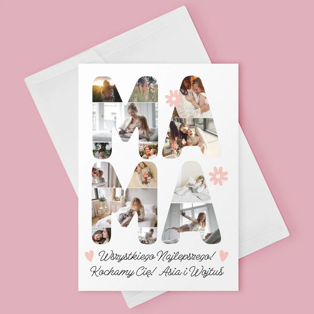 Słowo Ze Zdjęć: Życzenia Dla Mamy - Kartka z Życzeniami