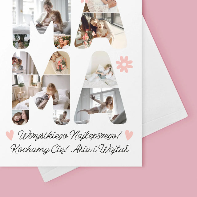 Słowo Ze Zdjęć: Życzenia Dla Mamy - Kartka z Życzeniami