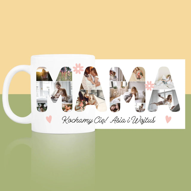 Słowo Ze Zdjęć: Życzenia Dla Mamy - Kubek z Nadrukiem