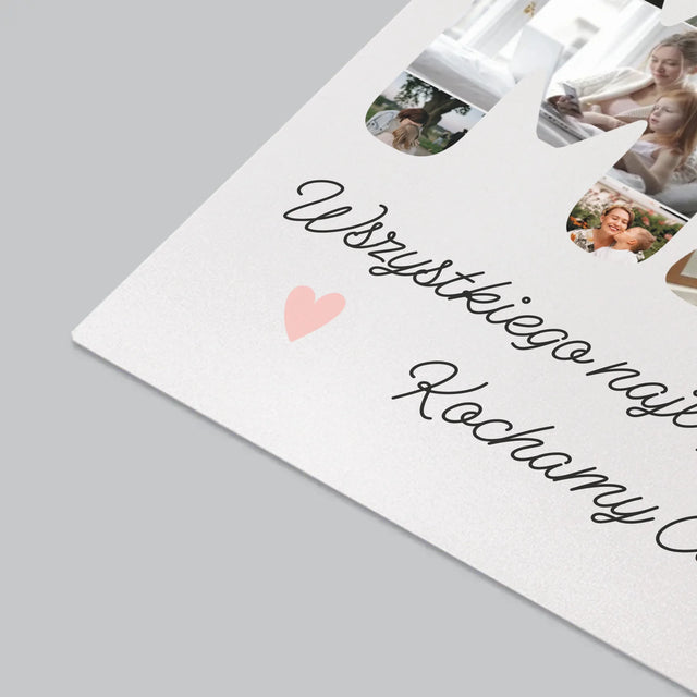 Słowo Ze Zdjęć: Życzenia Dla Mamy - Podkładka Na Biurko