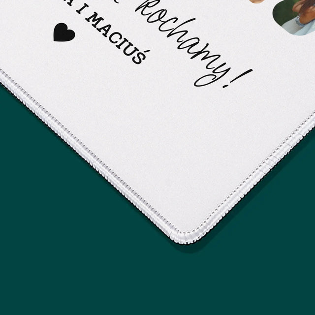 Słowo Ze Zdjęć: Mamo Bardzo Cię Kochamy - Podkładka Pod Myszkę