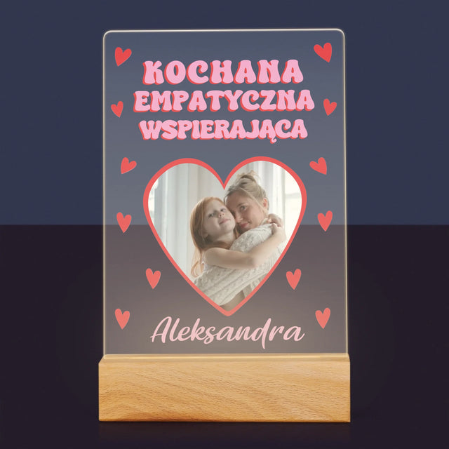 Zdjęcie i Podpis: Cechy Mamusi - Wydruk Na Szkle Akrylowym