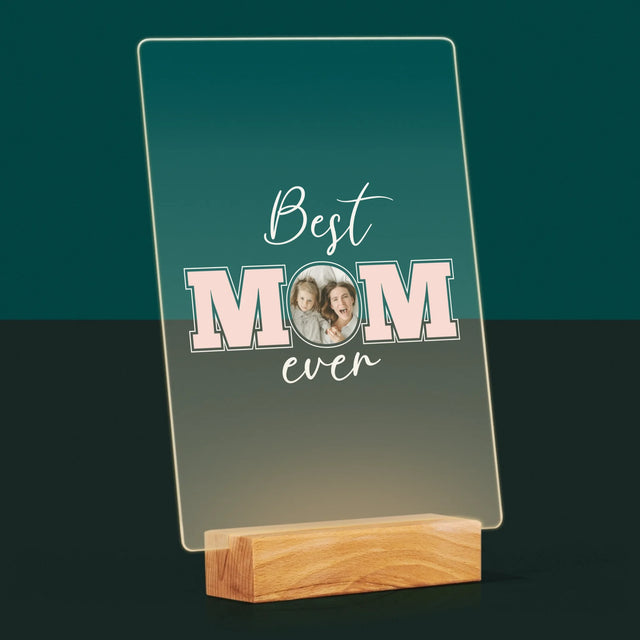 Fotokolaż: Best Mom Ever - Wydruk Na Szkle Akrylowym