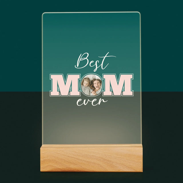 Fotokolaż: Best Mom Ever - Wydruk Na Szkle Akrylowym