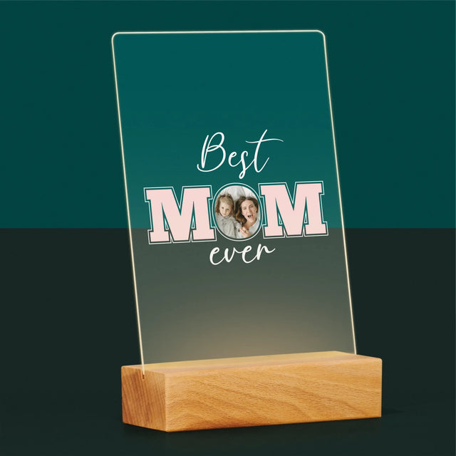 Fotokolaż: Best Mom Ever - Wydruk Na Szkle Akrylowym