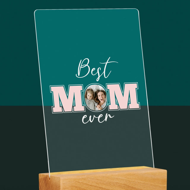 Fotokolaż: Best Mom Ever - Wydruk Na Szkle Akrylowym