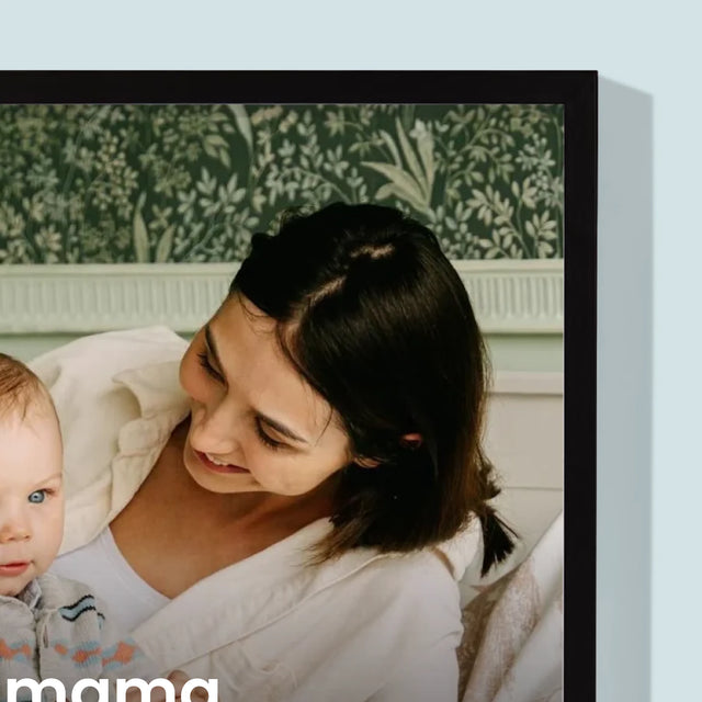 Fotokolaż: Personalizowany Plakat Netflix Dla Mamy - Wydruk Obramowany