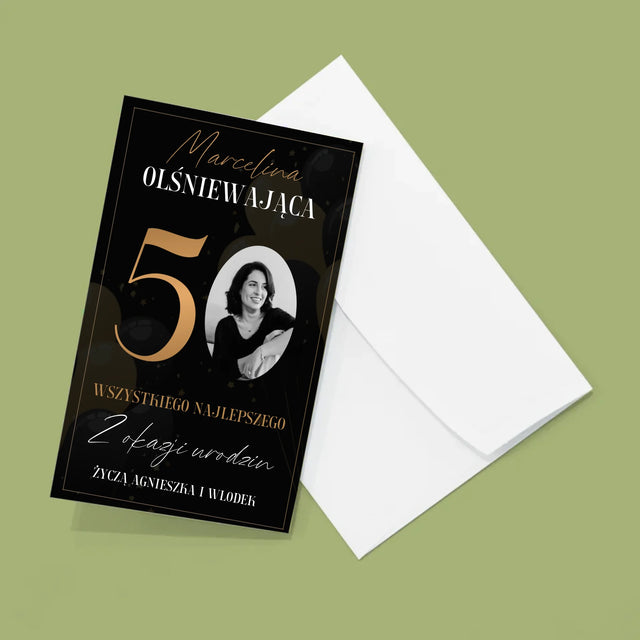 Zdjęcie I Podpis: Olśniewająca 50 - Duża Harmonijka Ze Zdjęć