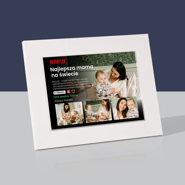 Fotokolaż: Personalizowany Plakat Netflix Dla Mamy - Ramka Na Zdjęcie