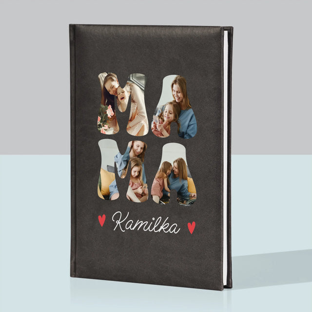 Słowo Ze Zdjęć: Mama Imię - Notes Książkowy z Nadrukiem