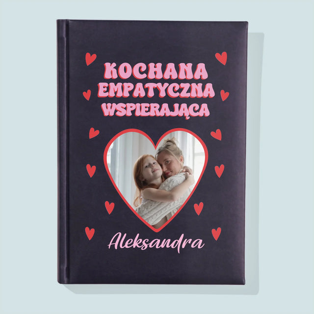 Zdjęcie i Podpis: Cechy Mamusi - Notes Książkowy z Nadrukiem