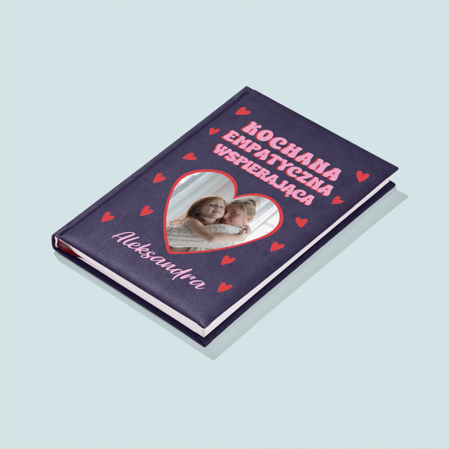 Zdjęcie i Podpis: Cechy Mamusi - Notes Książkowy z Nadrukiem