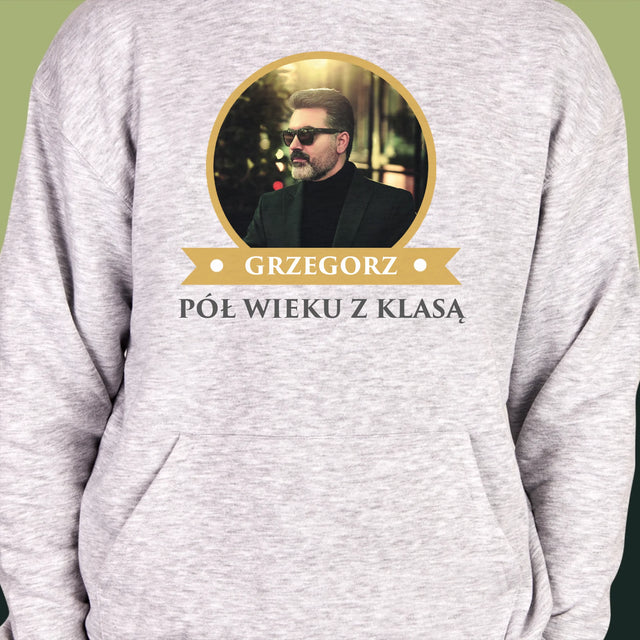 Certyfkat: Certyfikat 50-Latka - Bluza Męska Z Kapturem