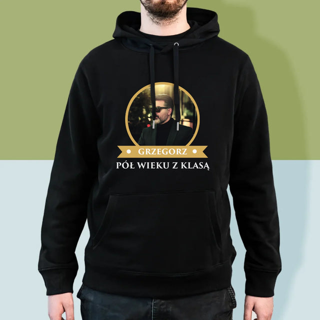 Certyfkat: Certyfikat 50-Latka - Bluza Męska Z Kapturem