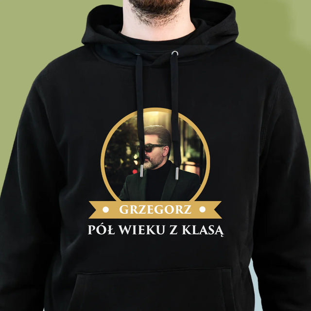 Certyfkat: Certyfikat 50-Latka - Bluza Męska Z Kapturem