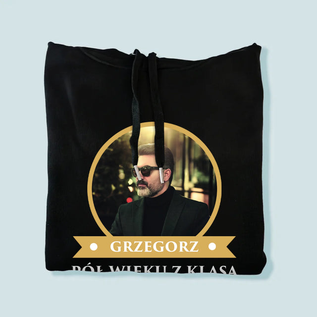 Certyfkat: Certyfikat 50-Latka - Bluza Męska Z Kapturem