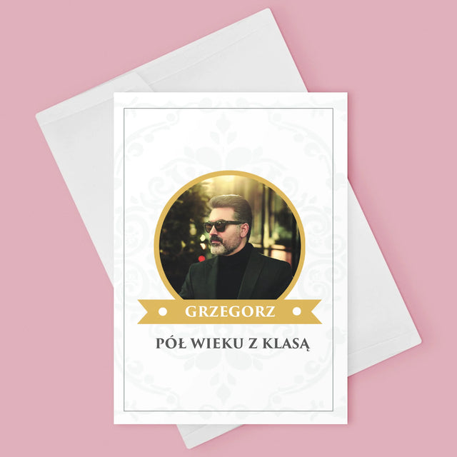 Certyfkat: Certyfikat 50-Latka - Kartka Z Życzeniami