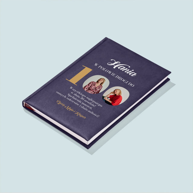 Fotokolaż: W Połowie Drogi Do 100 - Notes Książkowy