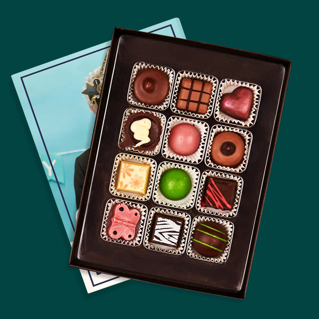 Zdjęcie i Podpis: 60 Lat Doświadczenia i Mądrości - Personalizowane Praliny