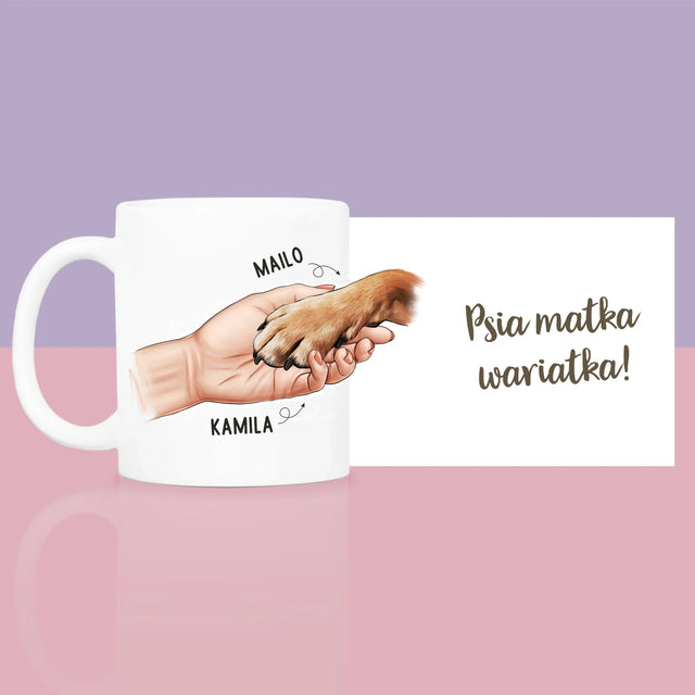 Kreator Postaci: Psia Matka - Zestaw prezentowy z kubkiem i różanym spa