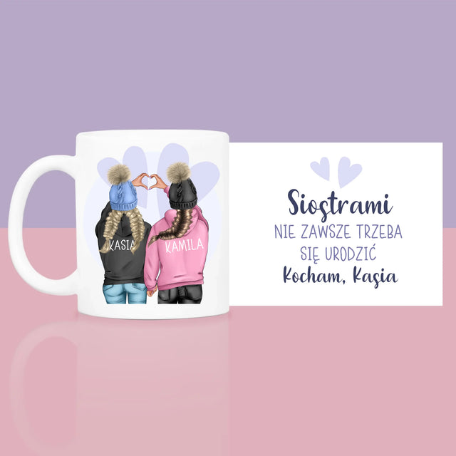 Kreator Postaci: Zimowe Przyjaciółki - Zestaw prezentowy z kubkiem i różanym spa