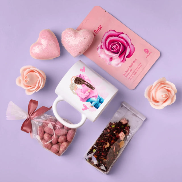 Kreator Postaci: Najlepsza Mamusia Na Świecie - Zestaw prezentowy z kubkiem i różanym spa