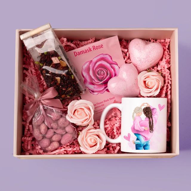 Kreator Postaci: Najlepsza Mamusia Na Świecie - Zestaw prezentowy z kubkiem i różanym spa