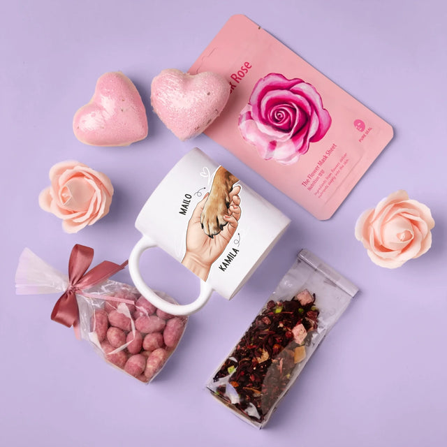 Kreator Postaci: Psia Matka - Zestaw prezentowy z kubkiem i różanym spa