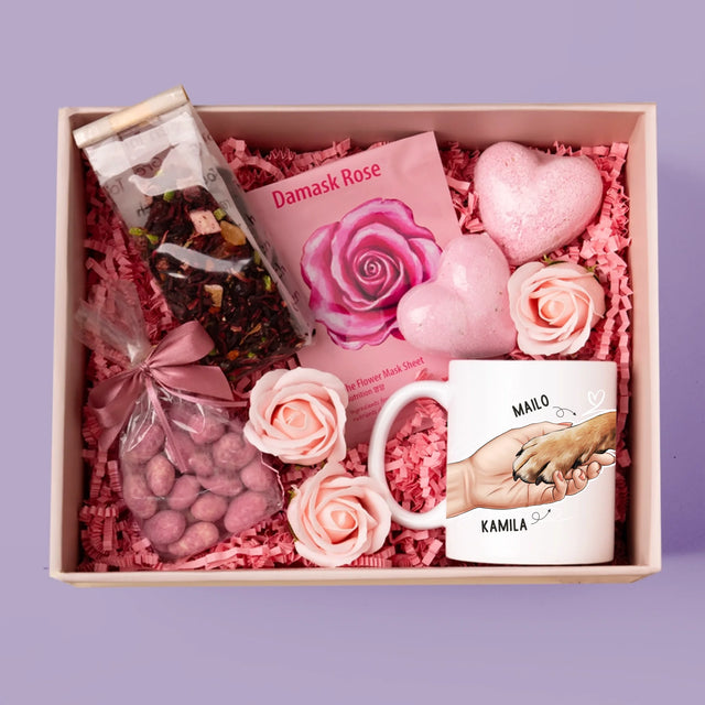 Kreator Postaci: Psia Matka - Zestaw prezentowy z kubkiem i różanym spa