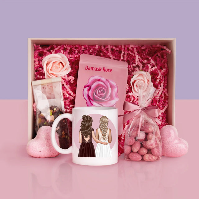 Kreator Postaci: Najlepsza Świadkowa - Zestaw prezentowy z kubkiem i różanym spa