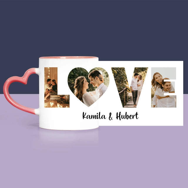 Słowo Ze Zdjęć: Love - Zestaw Prezentowy z Kubkiem, Misiem i Słodkościami