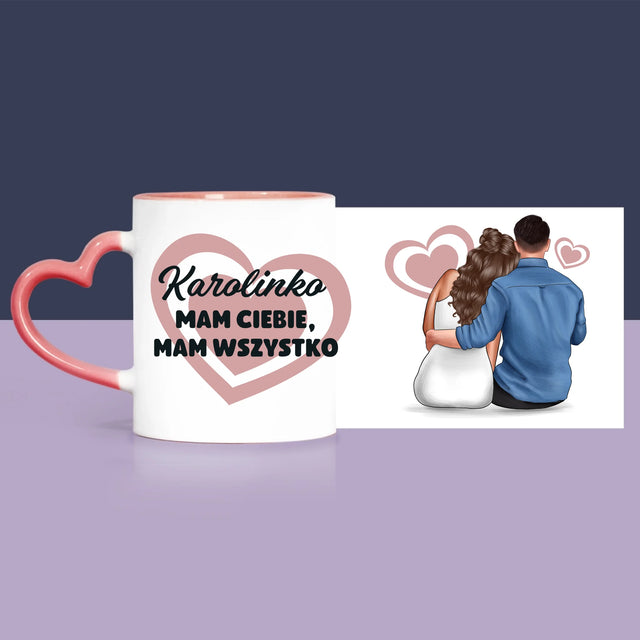 Kreator Postaci: Ona i On - Zestaw Prezentowy z Kubkiem, Misiem i Słodkościami