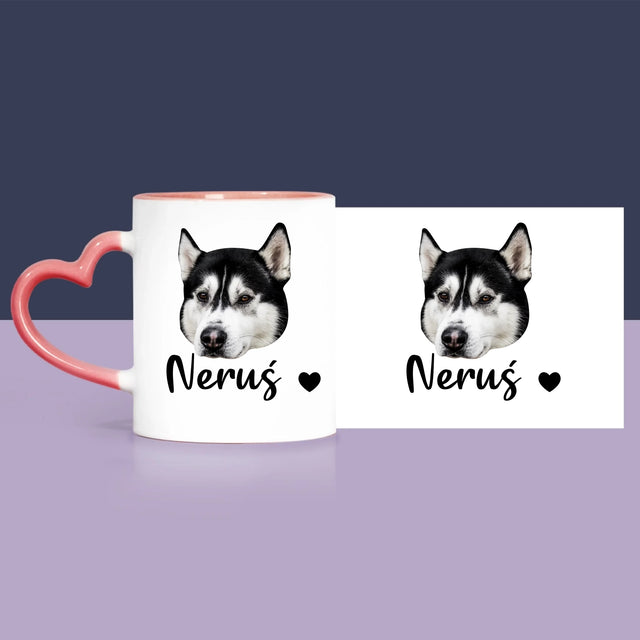 Twoja Postać: Głowa Twojego Pieska - Zestaw Prezentowy z Kubkiem, Misiem i Słodkościami