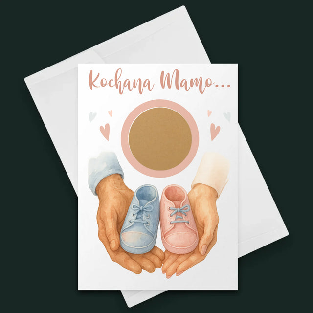 Imię i Podpis: Zostaniesz babcią - Kartka z Życzeniami