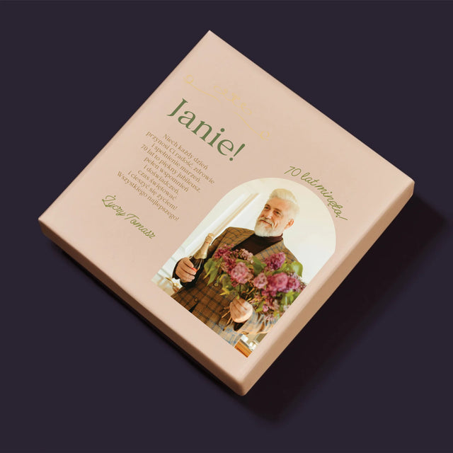 Zdjęcie I Podpis: 70 Lat Minęło - Personalizowane Puzzle