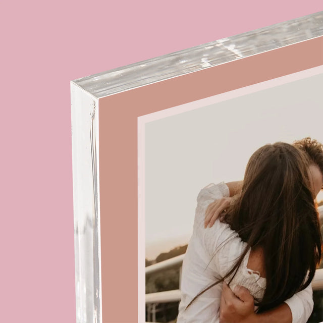 Zdjęcie i Podpis: Twoja Piosenka z Kodem - Blok Akrylowy