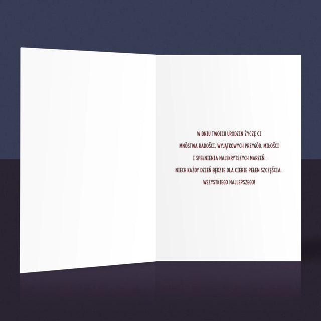 Kształt Ze Zdjęć: Urodzinowy Tort - Kartka z Życzeniami