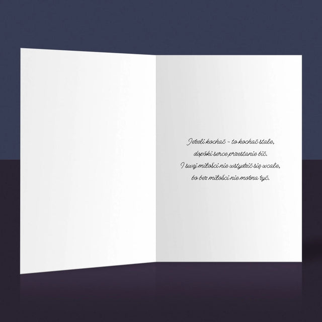 Okładka Magazynu: Najpiękniejsze Wesele - Kartka z Życzeniami