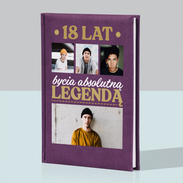 Fotokolaż: 18 Lat Bycia Legendą - Notes Książkowy