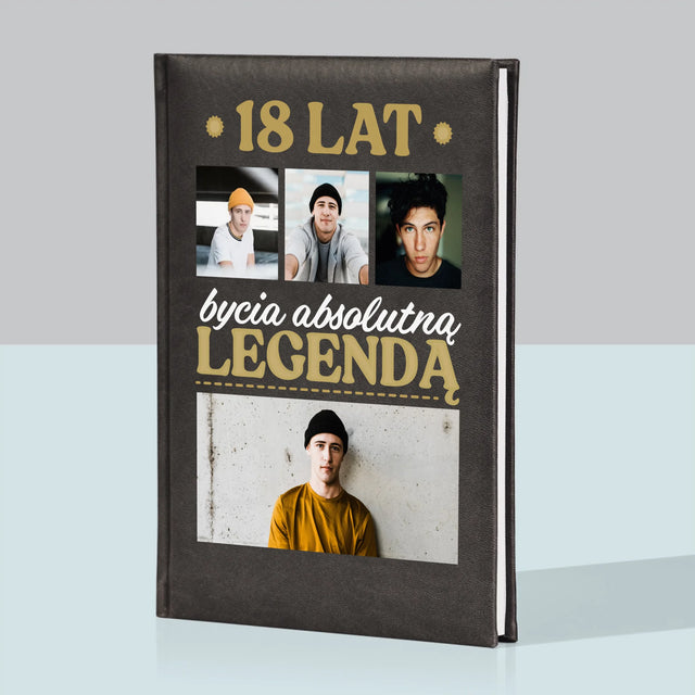 Fotokolaż: 18 Lat Bycia Legendą - Notes Książkowy
