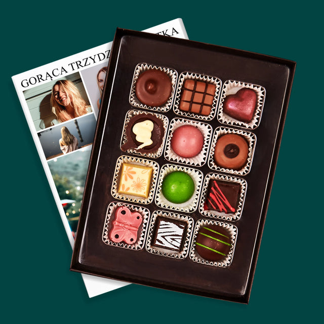 Fotokolaż: Gorąca Trzydziestolatka - Personalizowane Praliny