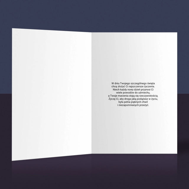 Zdjęcie i Podpis: Najlepszy Wędkarz - Kartka z Życzeniami