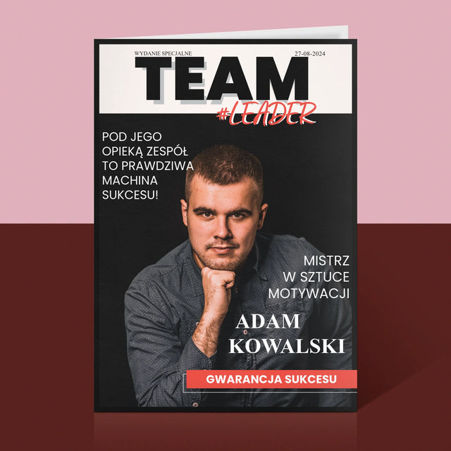 Okładka Magazynu: Team Leader - Kartka z Życzeniami