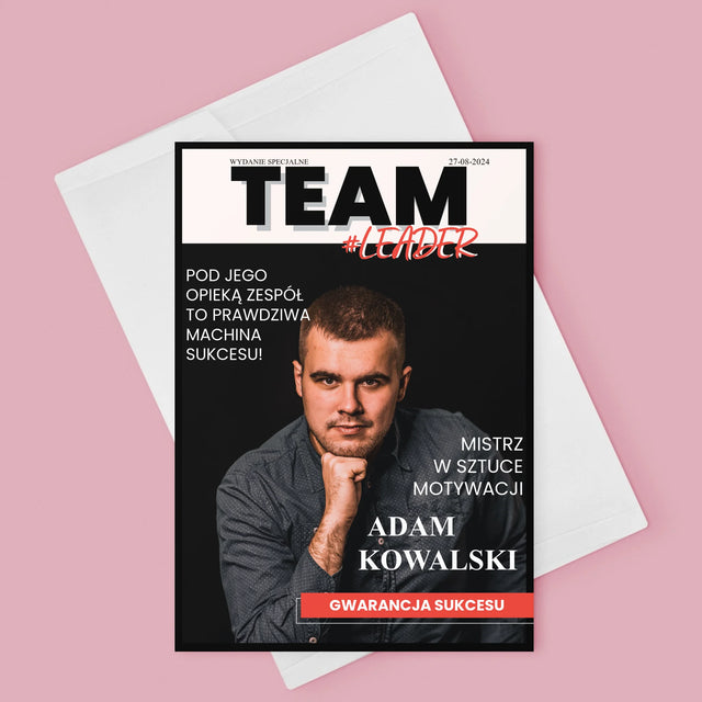 Okładka Magazynu: Team Leader - Kartka z Życzeniami